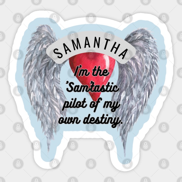 Samantha Sticker by baseCompass